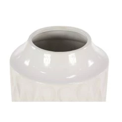 Buy 🎁 White Porcelain Contemporary Vase, 8" x 12" by Ivory and Iris 🧨 -Cheap Ivory and Iris Store D492378S 4