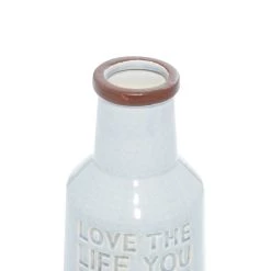 Hot Sale 🥰 Set of 3 Multi Colored Porcelain Farmhouse Vase, 5" x 11" by Ivory and Iris 😀 -Cheap Ivory and Iris Store D492384S 3