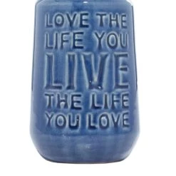 Hot Sale 🥰 Set of 3 Multi Colored Porcelain Farmhouse Vase, 5" x 11" by Ivory and Iris 😀 -Cheap Ivory and Iris Store D492384S 5