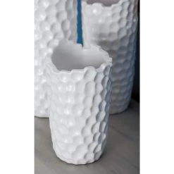 Top 10 🔔 Set of 2 White Porcelain Contemporary Vase, 5" x 9" by Ivory and Iris 🌟 -Cheap Ivory and Iris Store D492386S 6