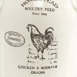 Wholesale ⌛ Beige Ceramic Farmhouse Vase, 10" x 8" x 8" by Ivory and Iris 🔔 -Cheap Ivory and Iris Store D492396S 3