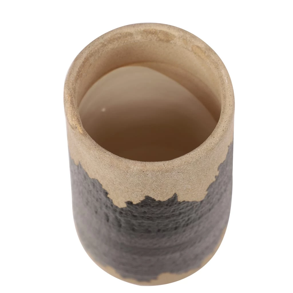 Best Sale 🔥 Set of 2 Black Porcelain Contemporary Vase, 7" x 12" by Ivory and Iris 🧨 3 Best Sale 🔥 Set of 2 Black Porcelain Contemporary Vase, 7" x 12" by Ivory and Iris 🧨 - Image 3