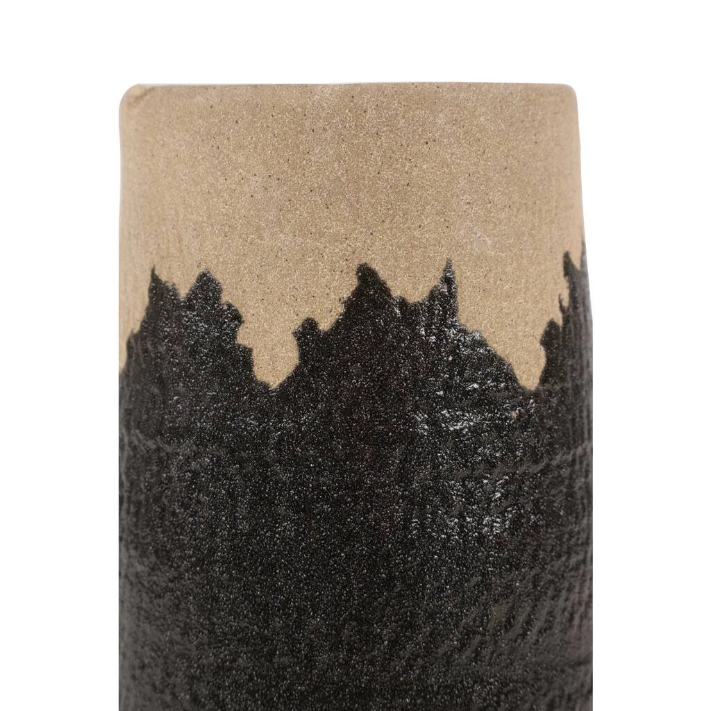 Best Sale 🔥 Set of 2 Black Porcelain Contemporary Vase, 7" x 12" by Ivory and Iris 🧨 4 Best Sale 🔥 Set of 2 Black Porcelain Contemporary Vase, 7" x 12" by Ivory and Iris 🧨 - Image 4