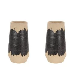 Best Sale 🔥 Set of 2 Black Porcelain Contemporary Vase, 7" x 12" by Ivory and Iris 🧨 16 Best Sale 🔥 Set of 2 Black Porcelain Contemporary Vase, 7" x 12" by Ivory and Iris 🧨 -Cheap Ivory and Iris Store D492399S 8