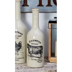 Top 10 ⭐ Set of 3 White Porcelain Farmhouse Vase, 7" x 20" by Ivory and Iris 🤩 23 Top 10 ⭐ Set of 3 White Porcelain Farmhouse Vase, 7" x 20" by Ivory and Iris 🤩 -Cheap Ivory and Iris Store D492404S 12