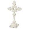 Best deal ✔️ 28" White Fiberglass Vintage Cross Sculpture by Ivory and Iris 😉