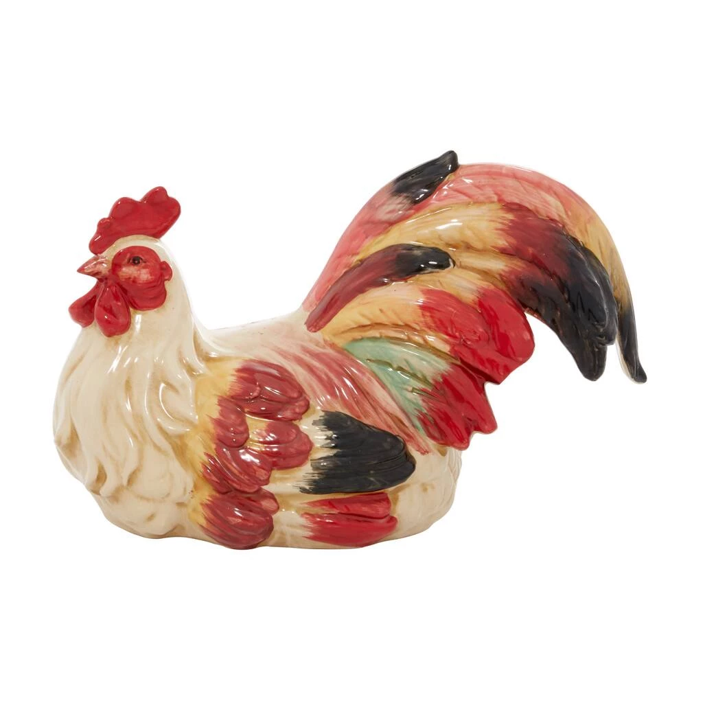 Deals 🥰 15" Red Ceramic Farmhouse Bird Garden Sculpture by Ivory and Iris 🧨 3 Deals 🥰 15" Red Ceramic Farmhouse Bird Garden Sculpture by Ivory and Iris 🧨 - Image 3