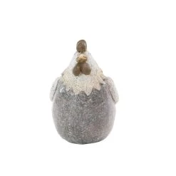 Hot Sale ✔️ 10" Gray Stone Country Hen Garden Sculpture by Ivory and Iris 🛒 -Cheap Ivory and Iris Store D492781S 4