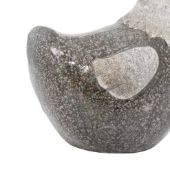 Hot Sale ✔️ 10" Gray Stone Country Hen Garden Sculpture by Ivory and Iris 🛒 -Cheap Ivory and Iris Store D492781S 6