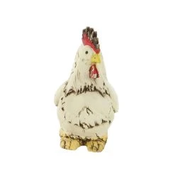 Deals ⭐ 12" White Stone Rooster Garden Sculpture by Ivory and Iris 🛒 -Cheap Ivory and Iris Store D492788S 3