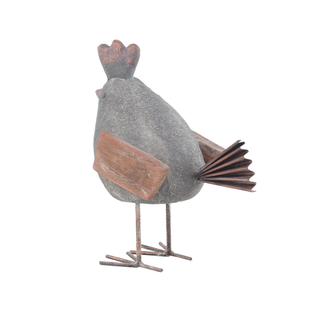 Budget π 18" Gray Stone Rustic Rooster Garden Sculpture by Ivory and Iris π₯ 4 Budget π 18" Gray Stone Rustic Rooster Garden Sculpture by Ivory and Iris π₯ - Image 4
