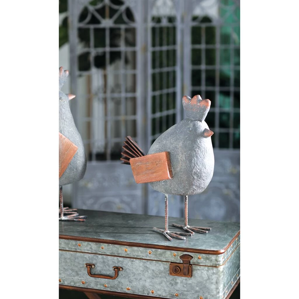 Budget π 18" Gray Stone Rustic Rooster Garden Sculpture by Ivory and Iris π₯ 7 Budget π 18" Gray Stone Rustic Rooster Garden Sculpture by Ivory and Iris π₯ - Image 7