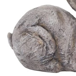 Cheap ✨ 14" Gray Stone Country Rabbit Garden Sculpture by Ivory and Iris 😀 -Cheap Ivory and Iris Store D492798S 3