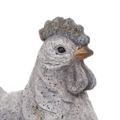 Best reviews of ✨ 13" Gray Stone Country Hen Garden Sculpture by Ivory and Iris 🌟 -Cheap Ivory and Iris Store D492799S 4