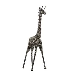 Discount 😉 7ft. Gold Iron Farmhouse Giraffe Garden Sculpture by Ivory and Iris 🌟