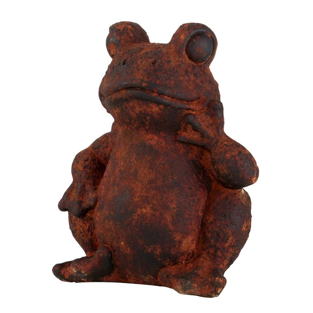 Best deal β¨ 16" Rust Stone Frog Garden Sculpture by Ivory and Iris π 2 Best deal β¨ 16" Rust Stone Frog Garden Sculpture by Ivory and Iris π - Image 2