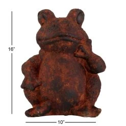 Best deal β¨ 16" Rust Stone Frog Garden Sculpture by Ivory and Iris π 10 Best deal β¨ 16" Rust Stone Frog Garden Sculpture by Ivory and Iris π -Cheap Ivory and Iris Store D492812S 5
