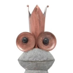 Wholesale ⭐ 22" Gray Stone Rustic Frog Garden Sculpture by Ivory and Iris ⌛ -Cheap Ivory and Iris Store D492814S 5