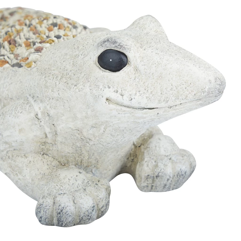 Hot Sale π₯° 19" White Stone Farmhouse Lizard Garden Sculpture by Ivory and Iris π 4 Hot Sale π₯° 19" White Stone Farmhouse Lizard Garden Sculpture by Ivory and Iris π - Image 4