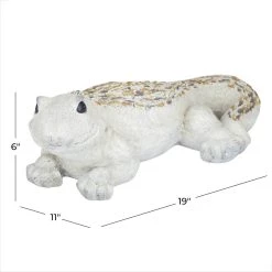 Hot Sale π₯° 19" White Stone Farmhouse Lizard Garden Sculpture by Ivory and Iris π 12 Hot Sale π₯° 19" White Stone Farmhouse Lizard Garden Sculpture by Ivory and Iris π -Cheap Ivory and Iris Store D492820S 6