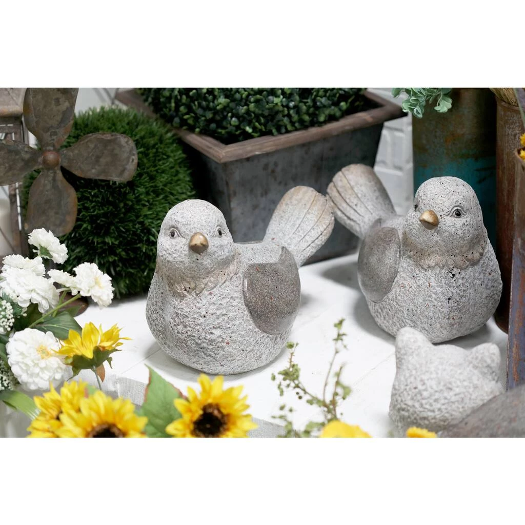 Hot Sale π 13" Gray Stone Country Bird Garden Sculpture Set by Ivory and Iris 𧨠12 Hot Sale π 13" Gray Stone Country Bird Garden Sculpture Set by Ivory and Iris 𧨠- Image 12