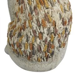 Cheapest 🔔 14" White Stone Farmhouse Cat Garden Sculpture by Ivory and Iris ✨ -Cheap Ivory and Iris Store D492829S 4