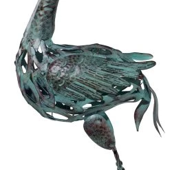 Cheap 👍 Set of 2 Green Metal Coastal Garden Sculpture, 40", 38" by Ivory and Iris 🧨 -Cheap Ivory and Iris Store D492832S 8