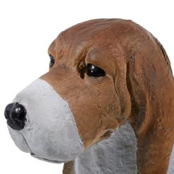 Top 10 😀 55" Polystone Farmhouse 🐕 Dog Garden Bench Sculpture by Ivory and Iris 🥰 -Cheap Ivory and Iris Store D492839S 6