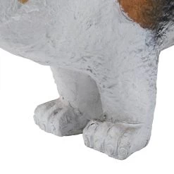 Top 10 😀 55" Polystone Farmhouse 🐕 Dog Garden Bench Sculpture by Ivory and Iris 🥰 -Cheap Ivory and Iris Store D492839S 7