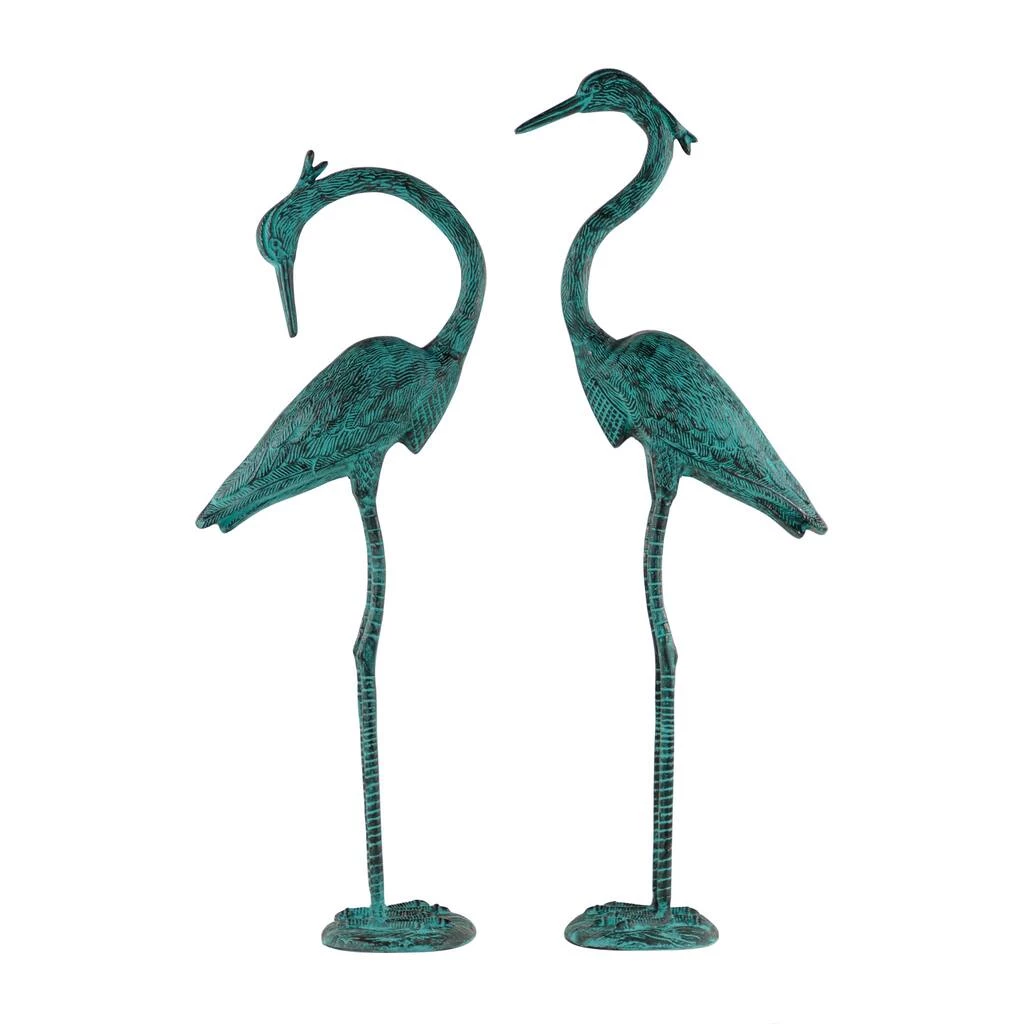Buy π Green Birds Aluminum Coastal Garden Sculpture Set by Ivory and Iris π₯° 2 Buy π Green Birds Aluminum Coastal Garden Sculpture Set by Ivory and Iris π₯° - Image 2