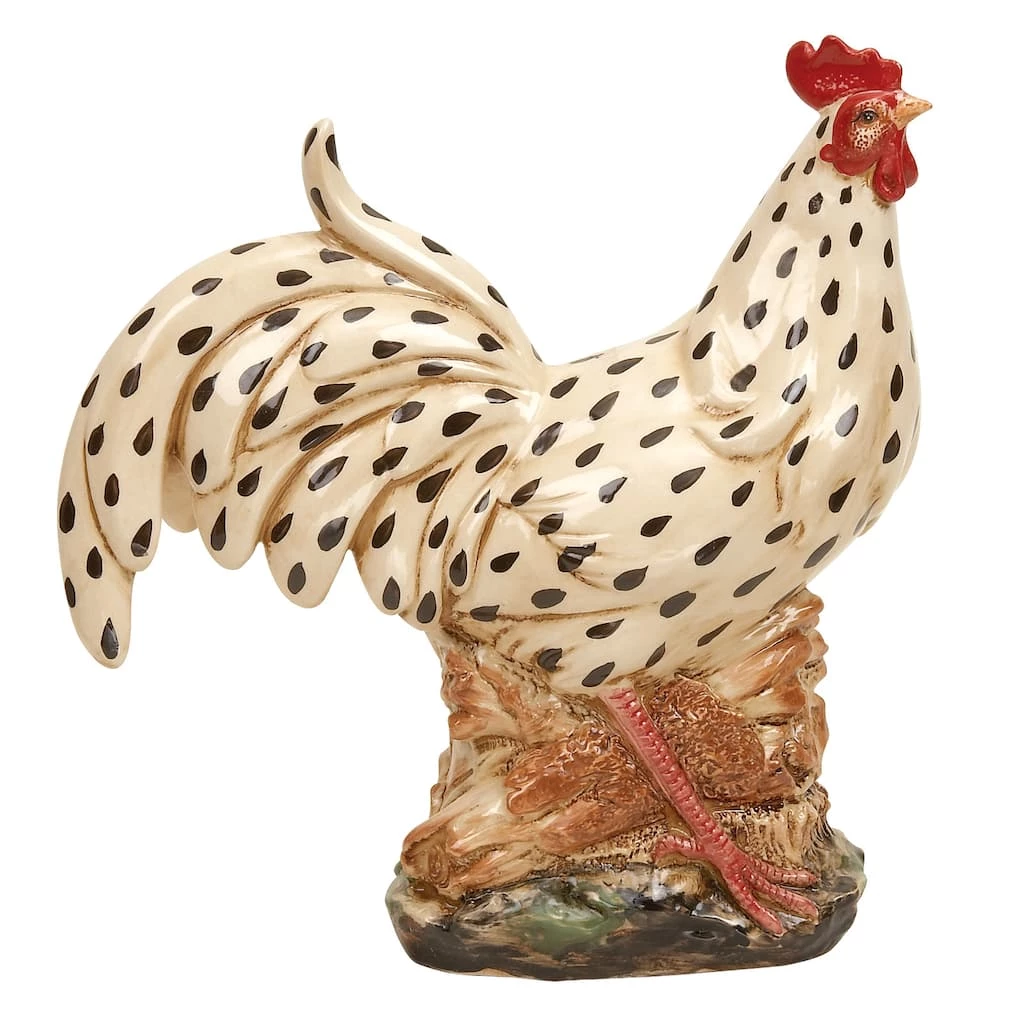 Cheapest π 14" Beige Ceramic Farmhouse Rooster Garden Sculpture by Ivory and Iris π 1 Cheapest π 14" Beige Ceramic Farmhouse Rooster Garden Sculpture by Ivory and Iris π