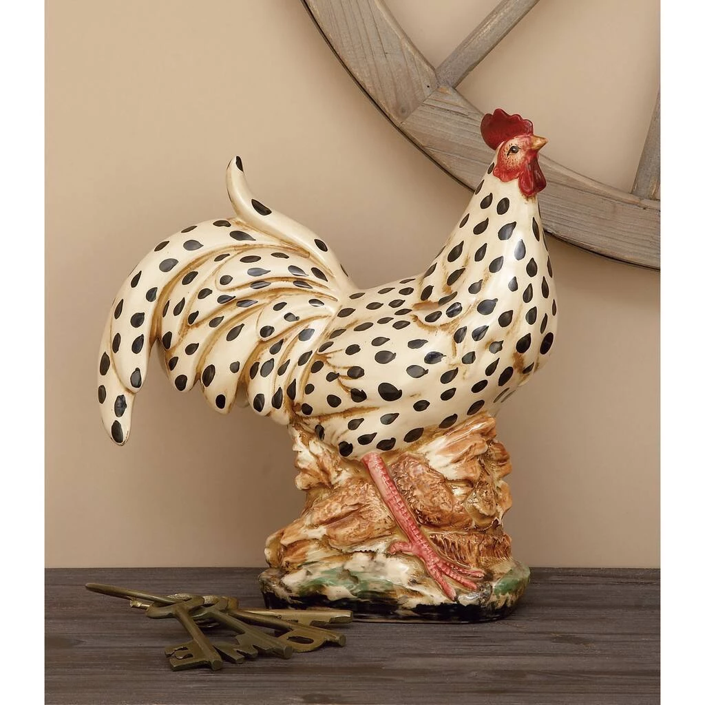 Cheapest π 14" Beige Ceramic Farmhouse Rooster Garden Sculpture by Ivory and Iris π 11 Cheapest π 14" Beige Ceramic Farmhouse Rooster Garden Sculpture by Ivory and Iris π - Image 11