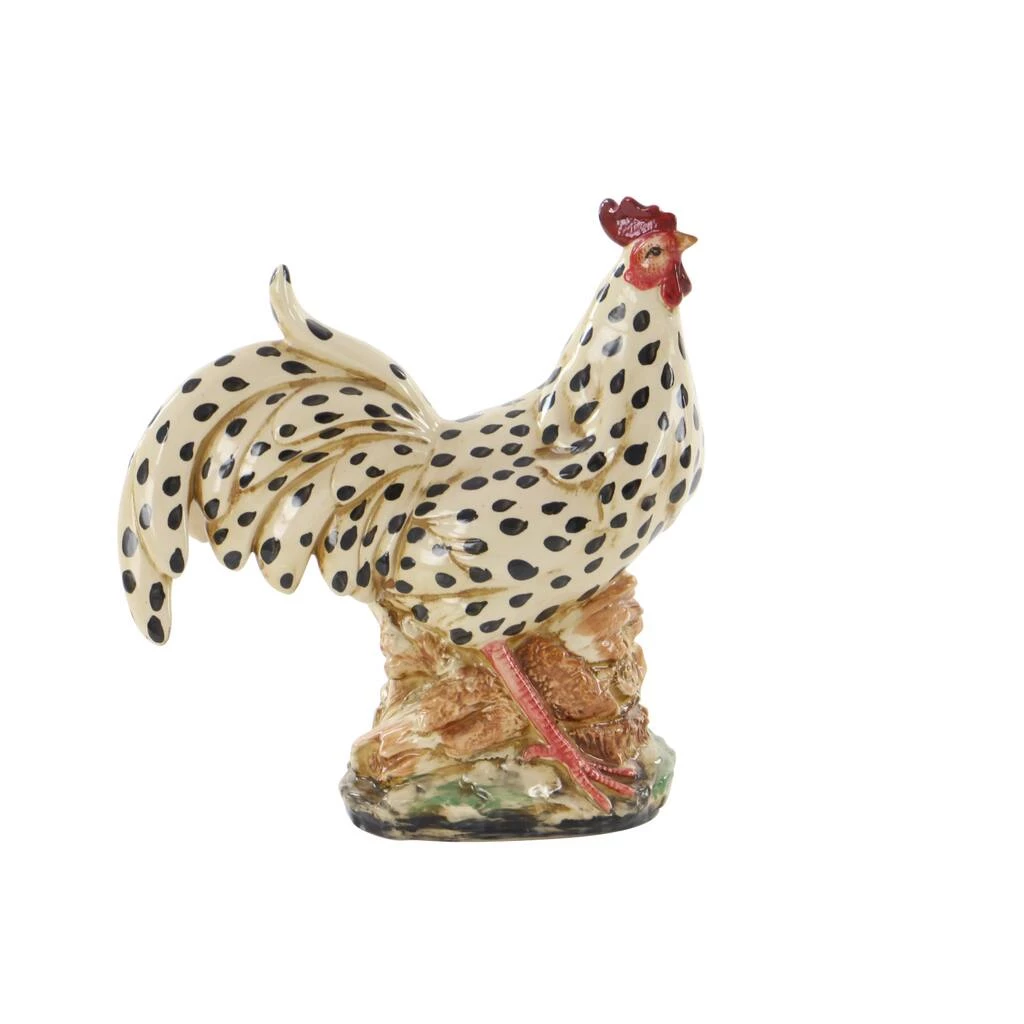 Cheapest π 14" Beige Ceramic Farmhouse Rooster Garden Sculpture by Ivory and Iris π 2 Cheapest π 14" Beige Ceramic Farmhouse Rooster Garden Sculpture by Ivory and Iris π - Image 2
