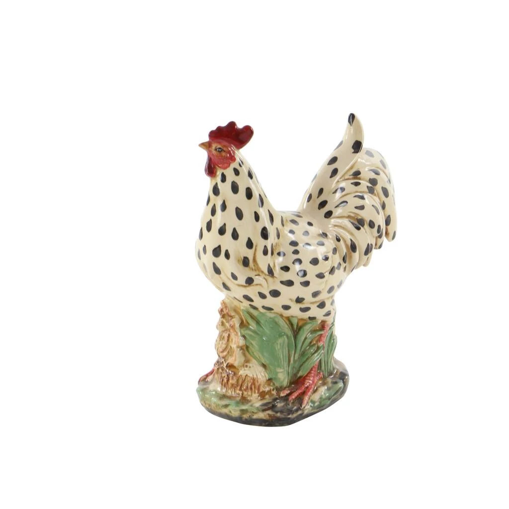 Cheapest π 14" Beige Ceramic Farmhouse Rooster Garden Sculpture by Ivory and Iris π 4 Cheapest π 14" Beige Ceramic Farmhouse Rooster Garden Sculpture by Ivory and Iris π - Image 4