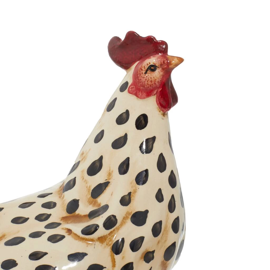 Cheapest π 14" Beige Ceramic Farmhouse Rooster Garden Sculpture by Ivory and Iris π 9 Cheapest π 14" Beige Ceramic Farmhouse Rooster Garden Sculpture by Ivory and Iris π - Image 9