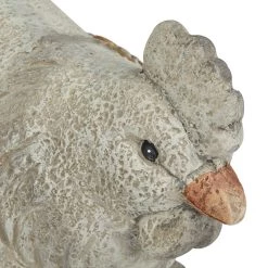 Hot Sale ❤️ 15" Gray Chicken Polystone Farmhouse Garden Sculpture by Ivory and Iris ✨ 9 Hot Sale ❤️ 15" Gray Chicken Polystone Farmhouse Garden Sculpture by Ivory and Iris ✨ -Cheap Ivory and Iris Store D492849S 3