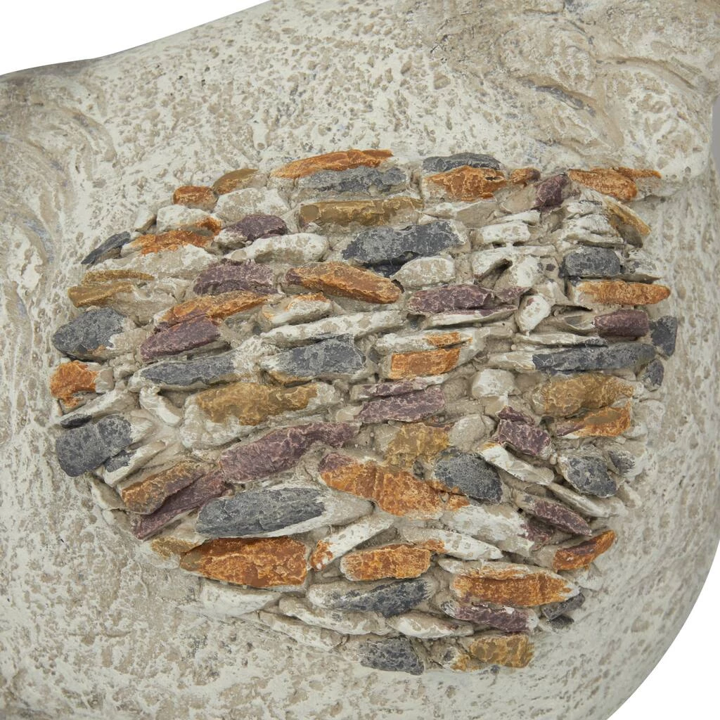 Hot Sale ❤️ 15" Gray Chicken Polystone Farmhouse Garden Sculpture by Ivory and Iris ✨ 4 Hot Sale ❤️ 15" Gray Chicken Polystone Farmhouse Garden Sculpture by Ivory and Iris ✨ - Image 4