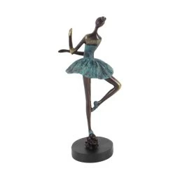 Brand new 𧨠Set of 3 Teal Polystone Traditional Dancer Sculpture, 13" 12" 11" by Ivory and Iris β 18 Brand new 𧨠Set of 3 Teal Polystone Traditional Dancer Sculpture, 13" 12" 11" by Ivory and Iris β -Cheap Ivory and Iris Store D492917S 7