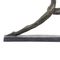 Best deal 🥰 Set of 2 Brass Polystone Modern Yoga Sculpture, 11", 15" by Ivory and Iris 😍 -Cheap Ivory and Iris Store D492918S 7