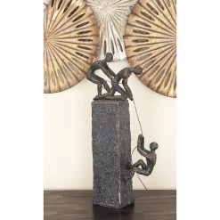 Best Sale β Grey Polystone Sculpture, Rock Climber 17" x 7" x 3" by Ivory and Iris π 13 Best Sale β Grey Polystone Sculpture, Rock Climber 17" x 7" x 3" by Ivory and Iris π -Cheap Ivory and Iris Store D492928S 7