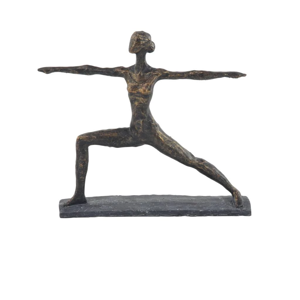 Best Sale β€οΈ Brass Polystone Modern Sculpture, Yoga 12" x 14" x 3" by Ivory and Iris π 1 Best Sale β€οΈ Brass Polystone Modern Sculpture, Yoga 12" x 14" x 3" by Ivory and Iris π