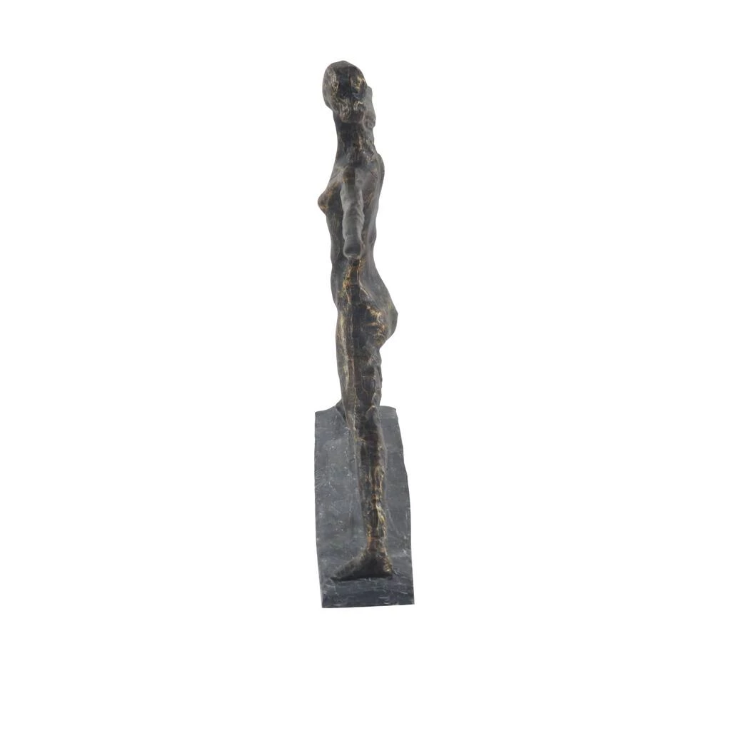 Best Sale β€οΈ Brass Polystone Modern Sculpture, Yoga 12" x 14" x 3" by Ivory and Iris π 3 Best Sale β€οΈ Brass Polystone Modern Sculpture, Yoga 12" x 14" x 3" by Ivory and Iris π - Image 3