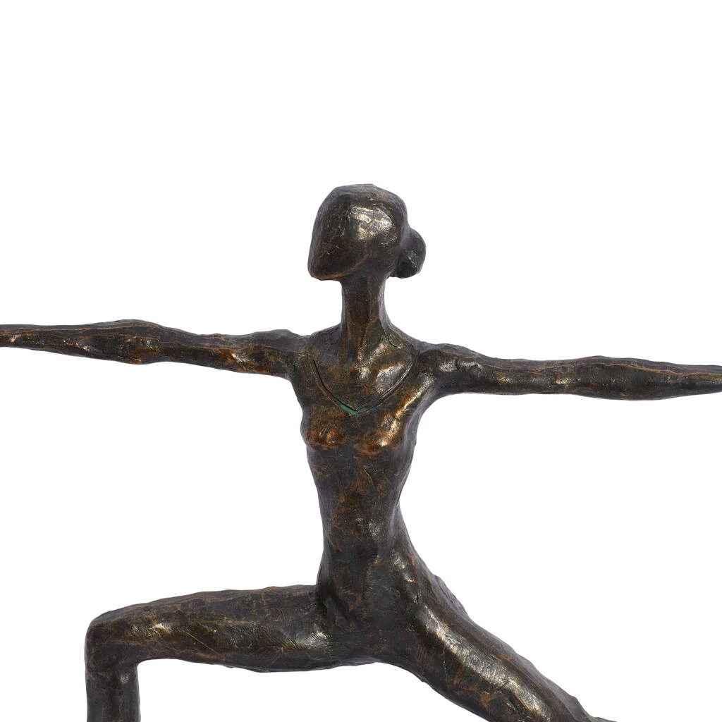 Best Sale β€οΈ Brass Polystone Modern Sculpture, Yoga 12" x 14" x 3" by Ivory and Iris π 6 Best Sale β€οΈ Brass Polystone Modern Sculpture, Yoga 12" x 14" x 3" by Ivory and Iris π - Image 6