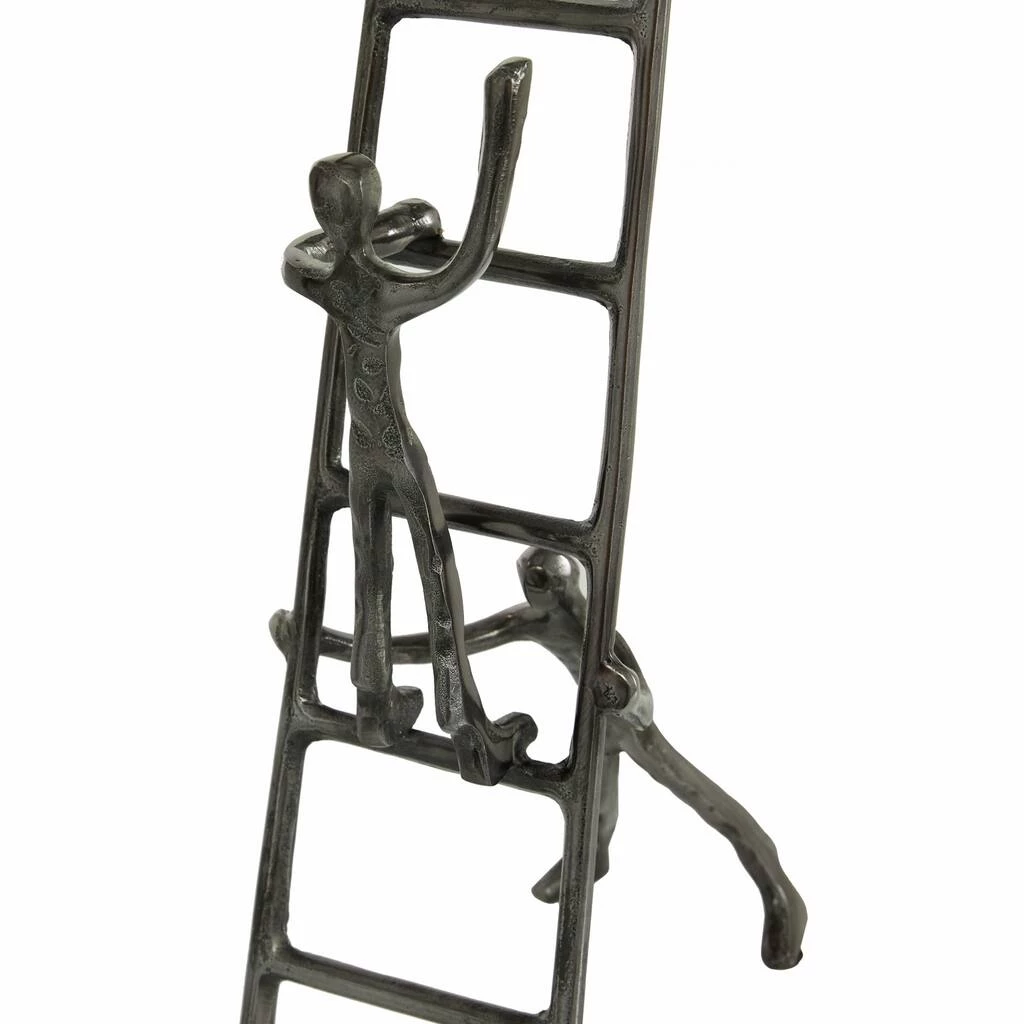 Best Sale π Grey Aluminum Contemporary Sculpture, Ladder 24" x 5" x 7" by Ivory and Iris π₯ 4 Best Sale π Grey Aluminum Contemporary Sculpture, Ladder 24" x 5" x 7" by Ivory and Iris π₯ - Image 4