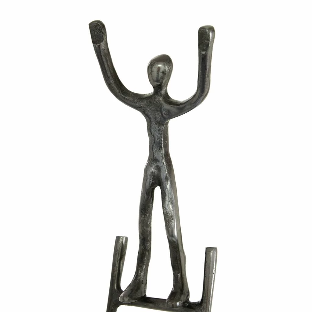 Best Sale π Grey Aluminum Contemporary Sculpture, Ladder 24" x 5" x 7" by Ivory and Iris π₯ 5 Best Sale π Grey Aluminum Contemporary Sculpture, Ladder 24" x 5" x 7" by Ivory and Iris π₯ - Image 5