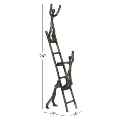 Best Sale π Grey Aluminum Contemporary Sculpture, Ladder 24" x 5" x 7" by Ivory and Iris π₯ 14 Best Sale π Grey Aluminum Contemporary Sculpture, Ladder 24" x 5" x 7" by Ivory and Iris π₯ -Cheap Ivory and Iris Store D492952S 7