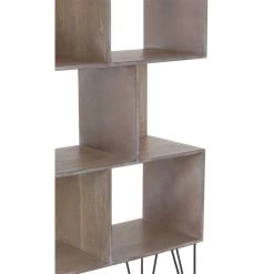 Best Sale π Brown Wood Modern Shelving Unit, 47 " x 26 " x 12 " by Ivory and Iris π₯° 9 Best Sale π Brown Wood Modern Shelving Unit, 47 " x 26 " x 12 " by Ivory and Iris π₯° -Cheap Ivory and Iris Store D493177S 4