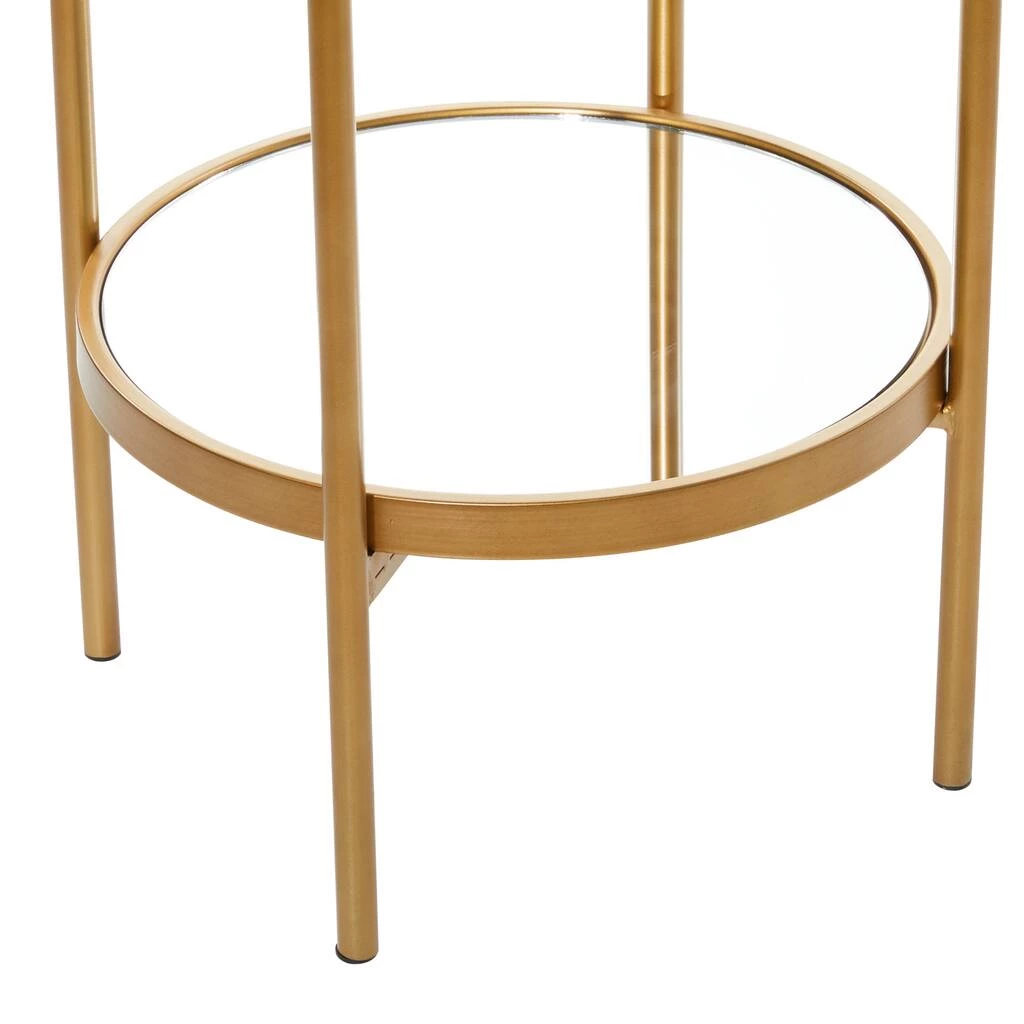 Best Sale 🤩 Gold Metal Glam Standing Mirror Shelves, 46" x 16" x 18" by Ivory and Iris 🤩 3 Best Sale 🤩 Gold Metal Glam Standing Mirror Shelves, 46" x 16" x 18" by Ivory and Iris 🤩 - Image 3