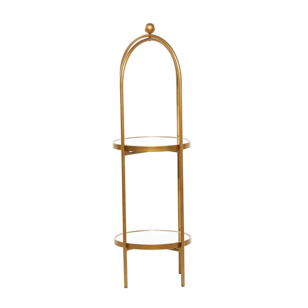 Best Sale 🤩 Gold Metal Glam Standing Mirror Shelves, 46" x 16" x 18" by Ivory and Iris 🤩 5 Best Sale 🤩 Gold Metal Glam Standing Mirror Shelves, 46" x 16" x 18" by Ivory and Iris 🤩 - Image 5