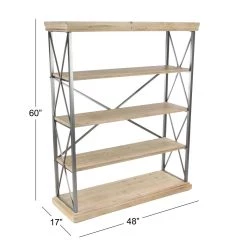 Brand new β Brown Wood Industrial Shelving Unit, 60 " x 48 " x 17 " by Ivory and Iris π€© 16 Brand new β Brown Wood Industrial Shelving Unit, 60 " x 48 " x 17 " by Ivory and Iris π€© -Cheap Ivory and Iris Store D493185S 8